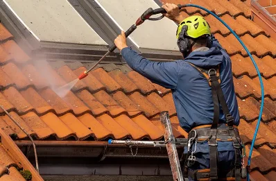 Démoussage et hydrofuge de toiture à Choue
